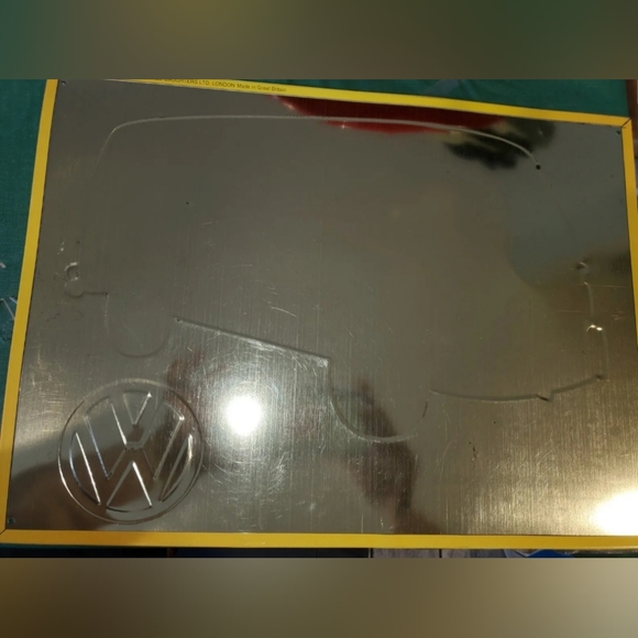 VINTAGE 1996 VOLKSWAGEN-KOMBI METAL FRAME 16X12 - Picture 2 of 3